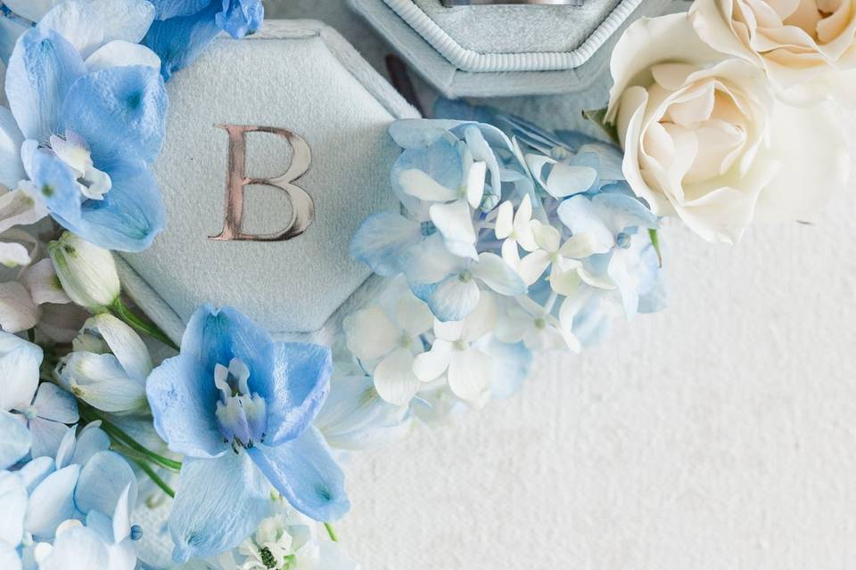 Blue Wedding Details