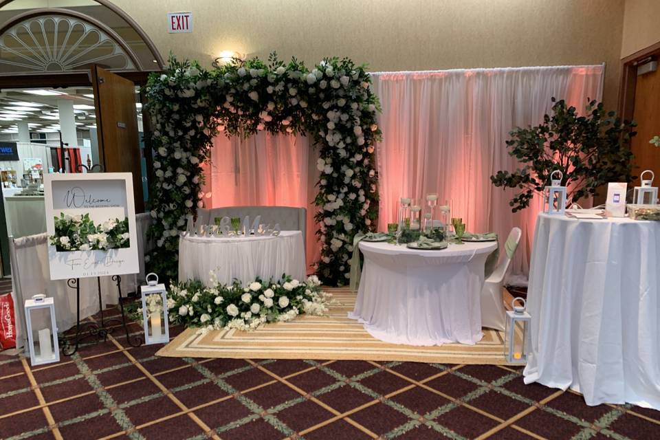 2024 Duluth wedding Show booth