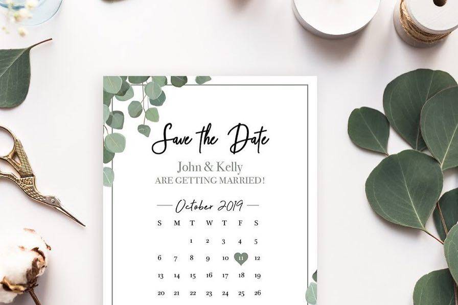 Save the date Design