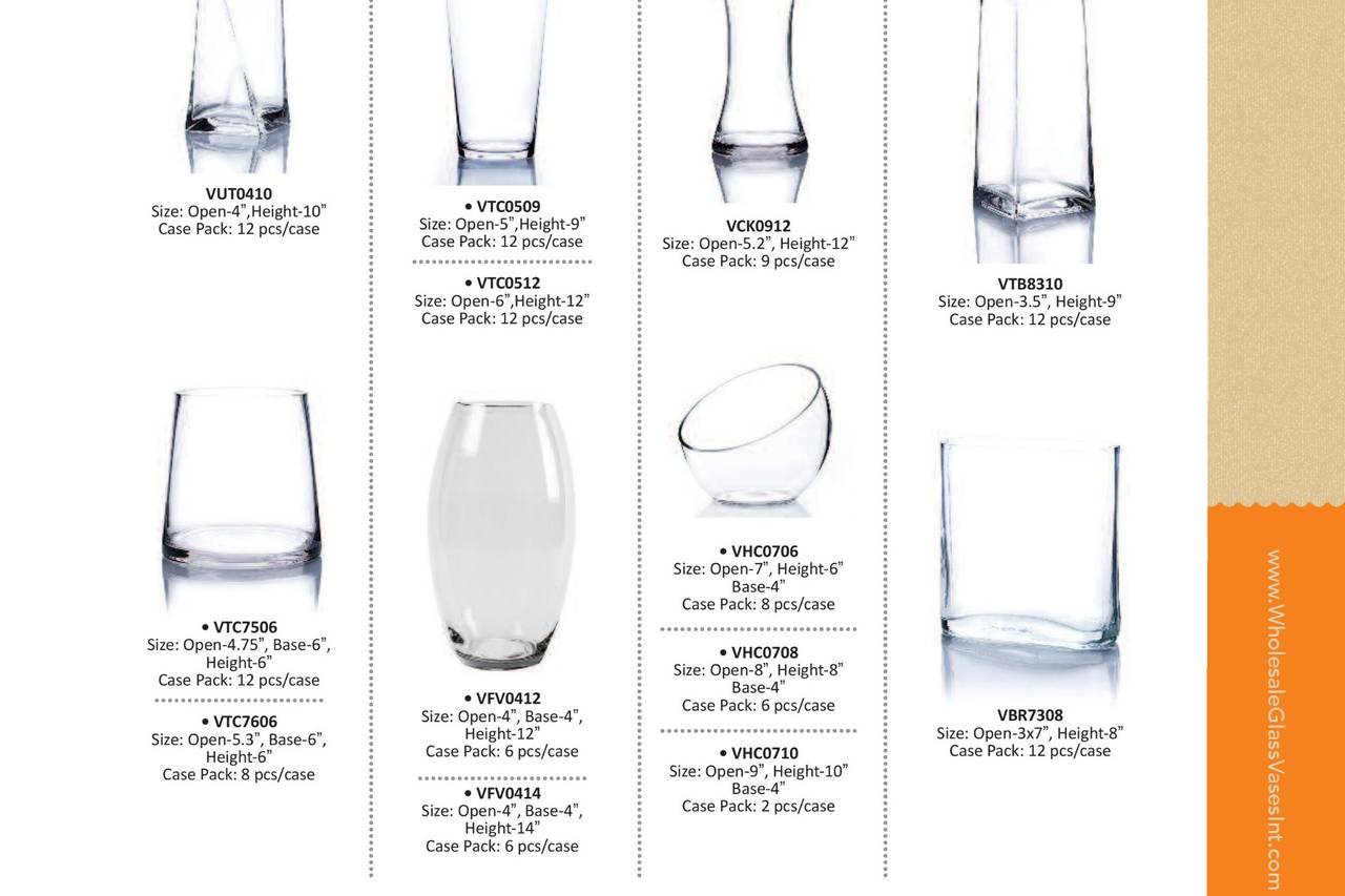 Wholesale Glass Vases International Favors & Gifts El Monte, CA