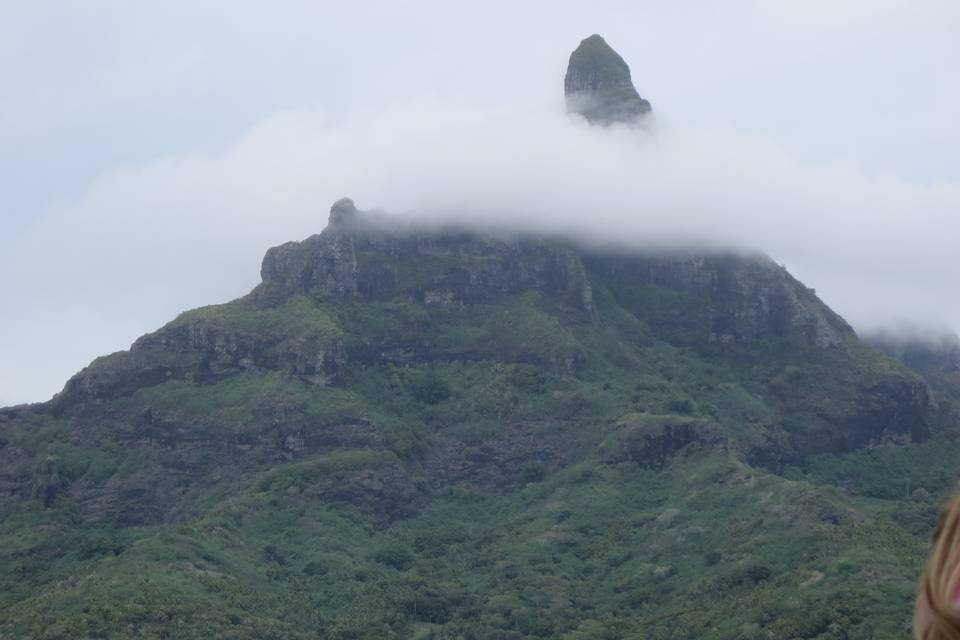 Mount otemanu, bora bora