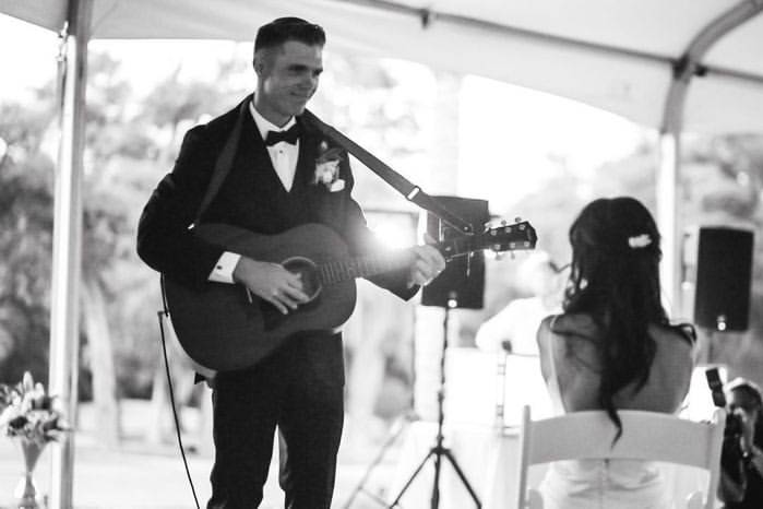 A special song for the Bride