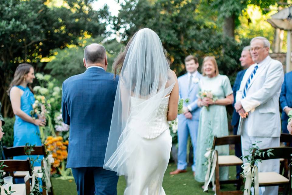 Backyeard ceremony