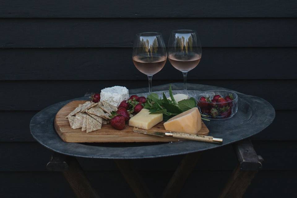 Wine and Cheese