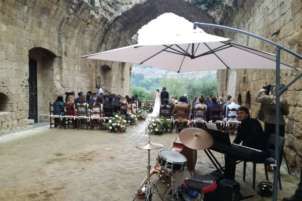 Wedding ceremony in Orvieto