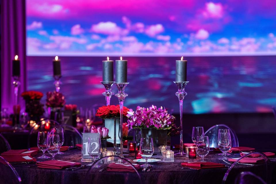 Romantic table setup