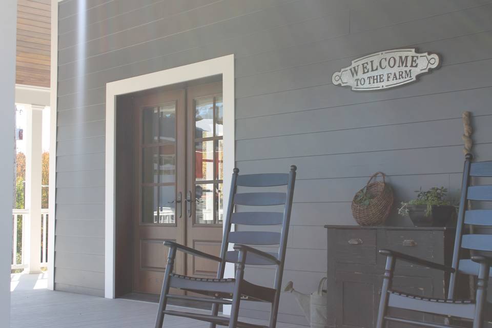 Back porch Farmhouse