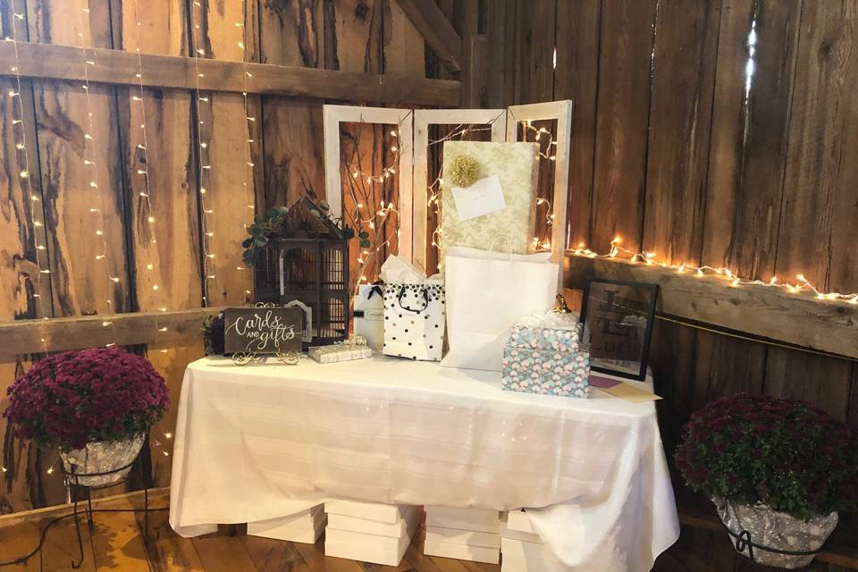 Gift table