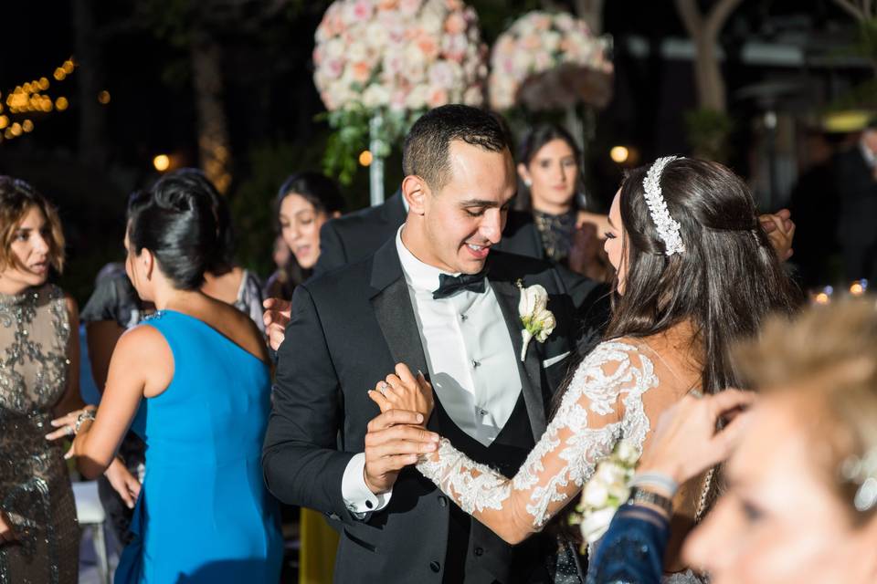 Couple on the dancefloor