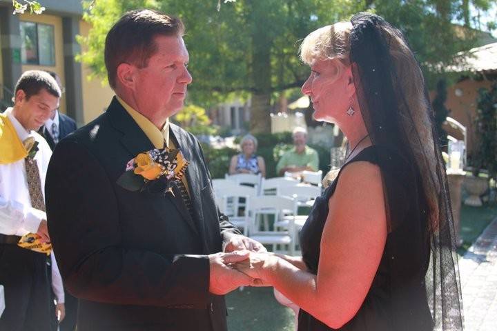 Our first themed wedding here at perfect events day of wedding coordinator, was a pittsburgh steelers wedding.