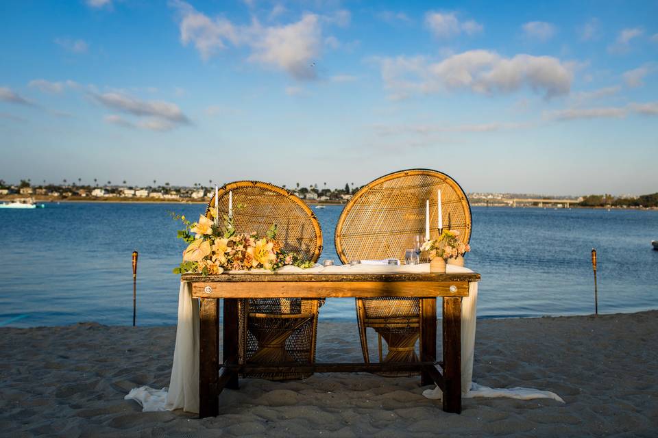 Boho Sweet Heart Table