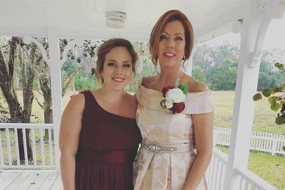 Mother and Sister of Groom