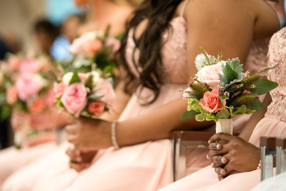 Little wedding bouquets