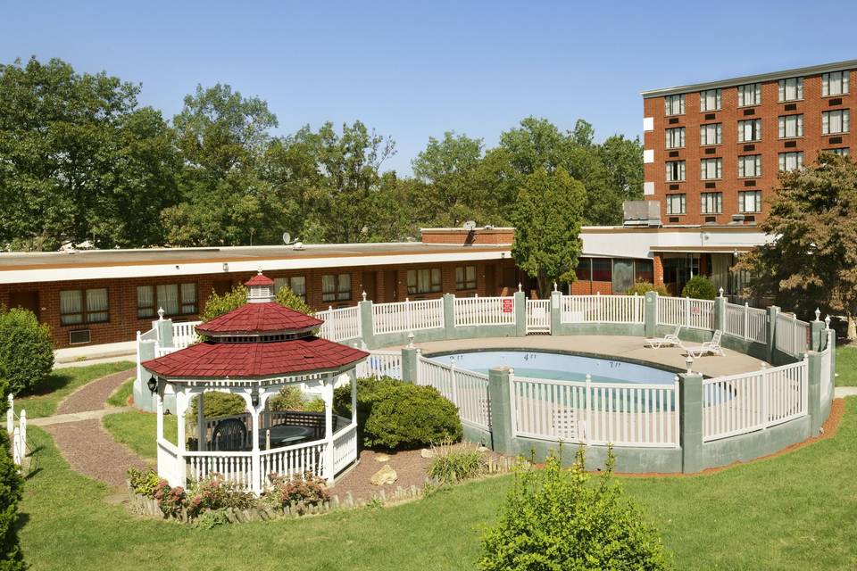 Pool and gazebo