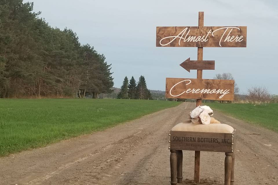 Rustic signs