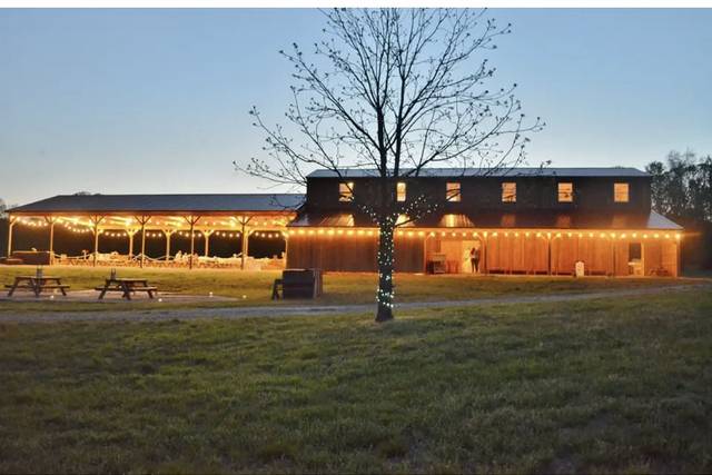 Barn at dusk