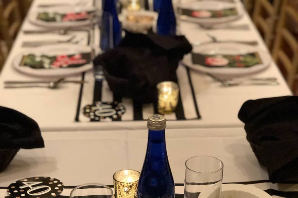 Spade Table Setting