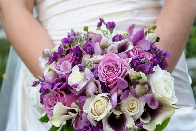 Purples and Ivory