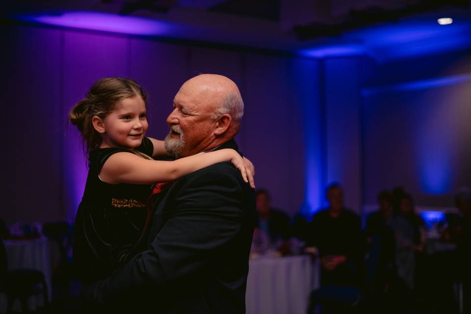 A girl and her Grandpa