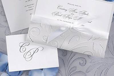 2013 Wedding Invitation Trend - Pocket Accentuated with Shimmer