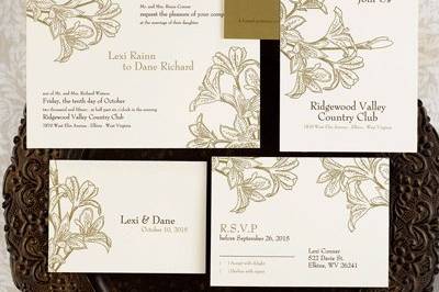 2013 Wedding Invitation Trend - Vintage Floral - Enchanting