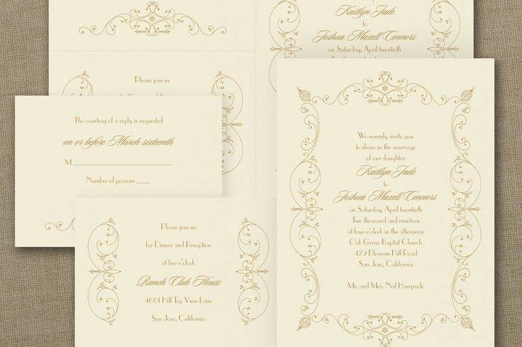 The romantic design on this invitation will set the perfect tone for your wedding.
Dimensions: 10