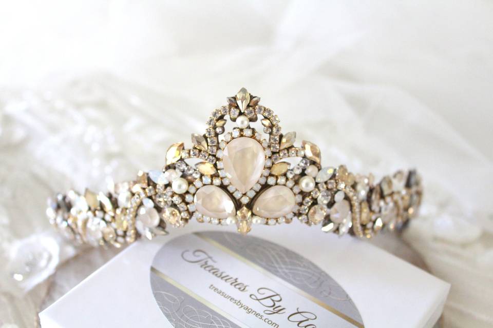 Swarovski crystal bridal tiara