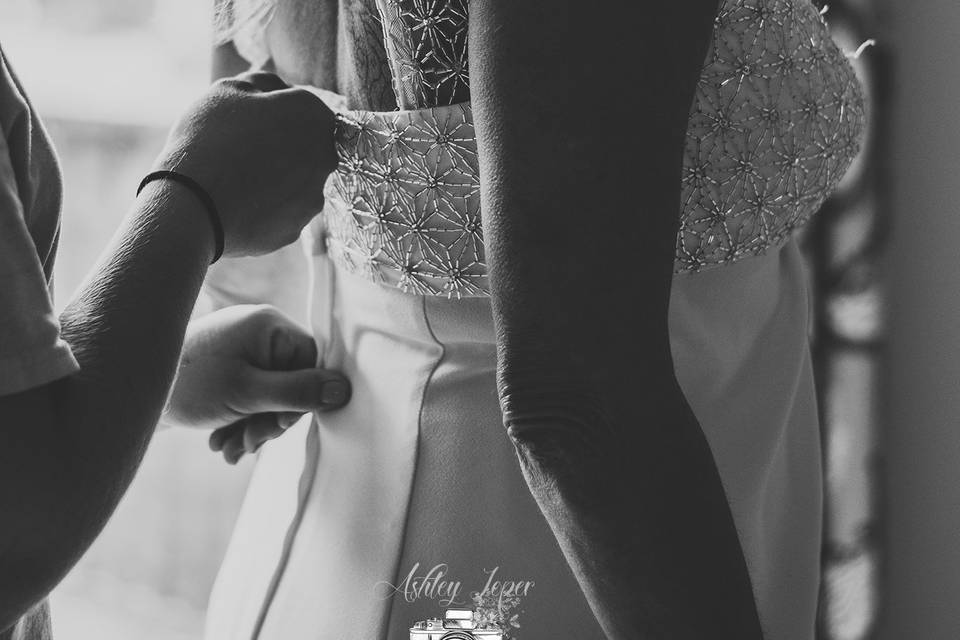 Bride and Maid of honor