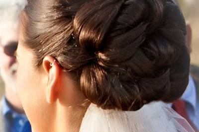 Bridal updo