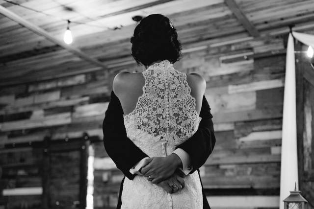 Romantic first dance