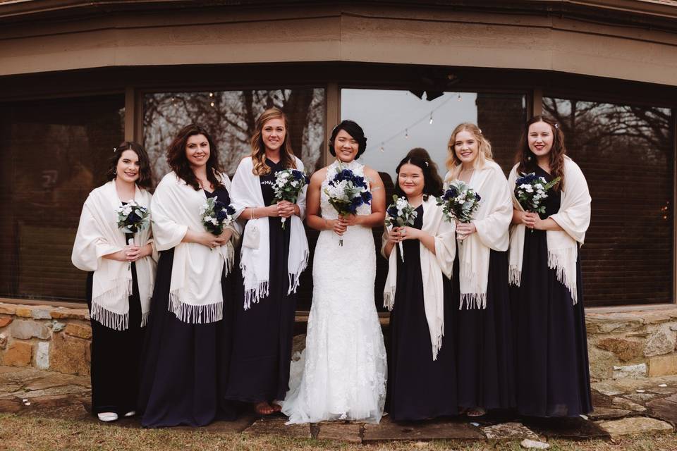 Bride + Bridesmaids