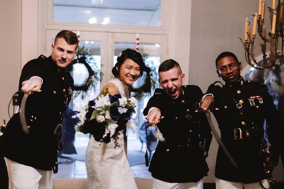 Bride + Groomsmen