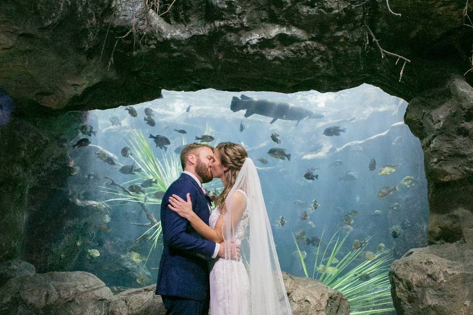 Couple at Florida Aquarium
