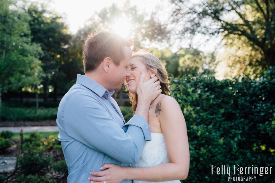 Engagement Session held at Lake Lily Park in Florida