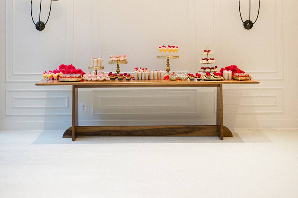 Dessert table