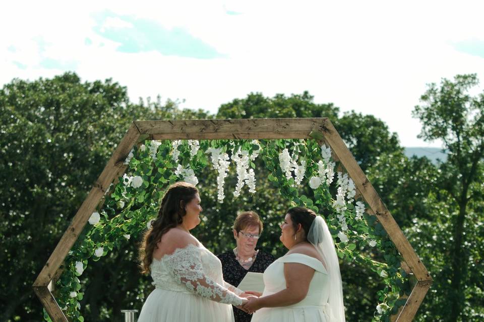 Brides together