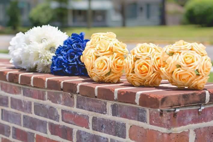 Bouquets of flowers