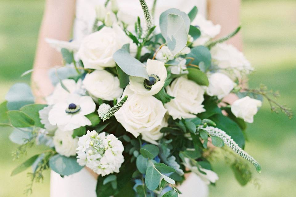 Bridal Bouquet & Silk Ribbon