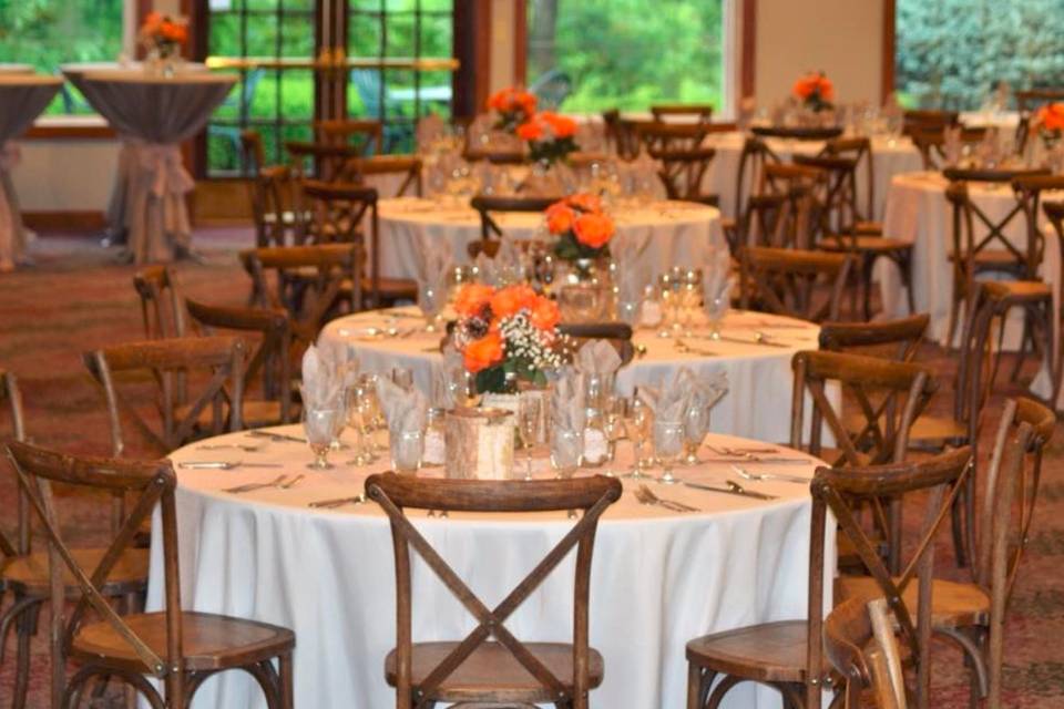 Reception decor
