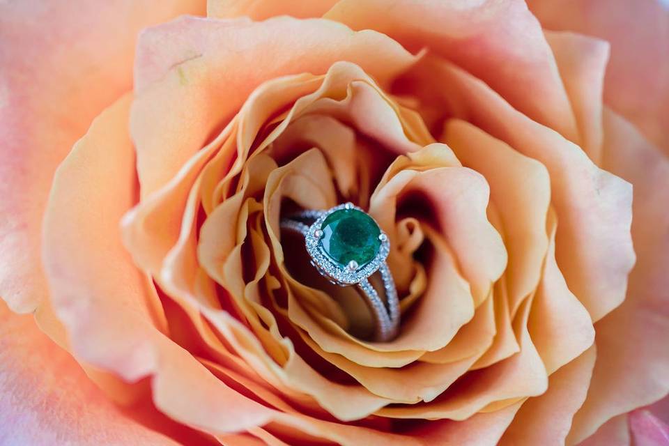 Ring inside the rose