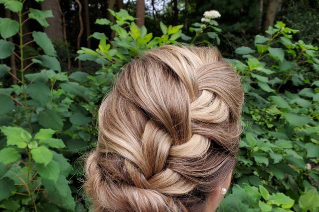 Intricate braid styling