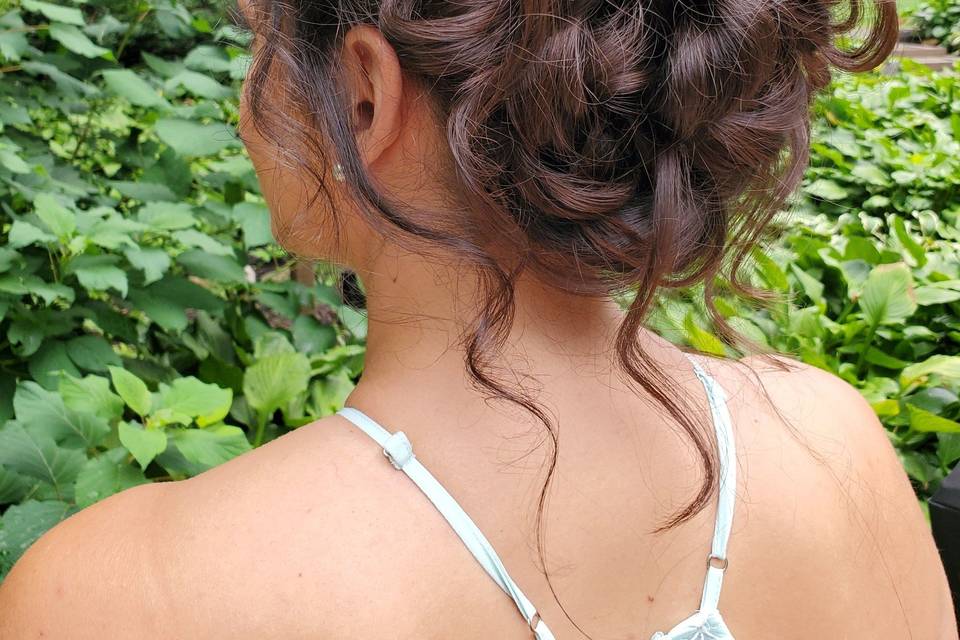 A sophisticated updo