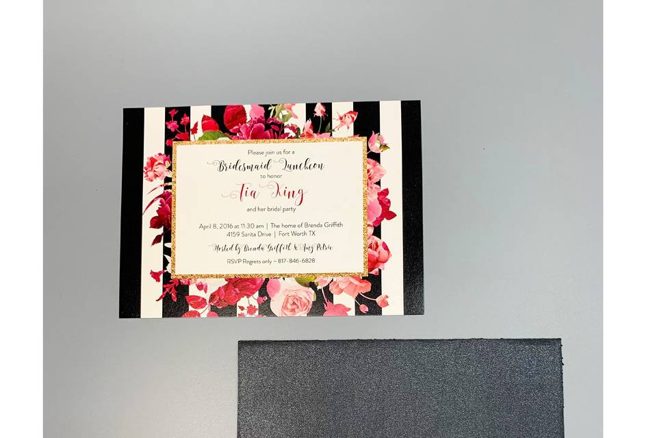 Bridal shower invite