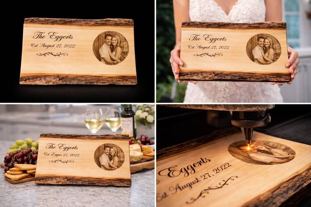 Engraved on Bark Board