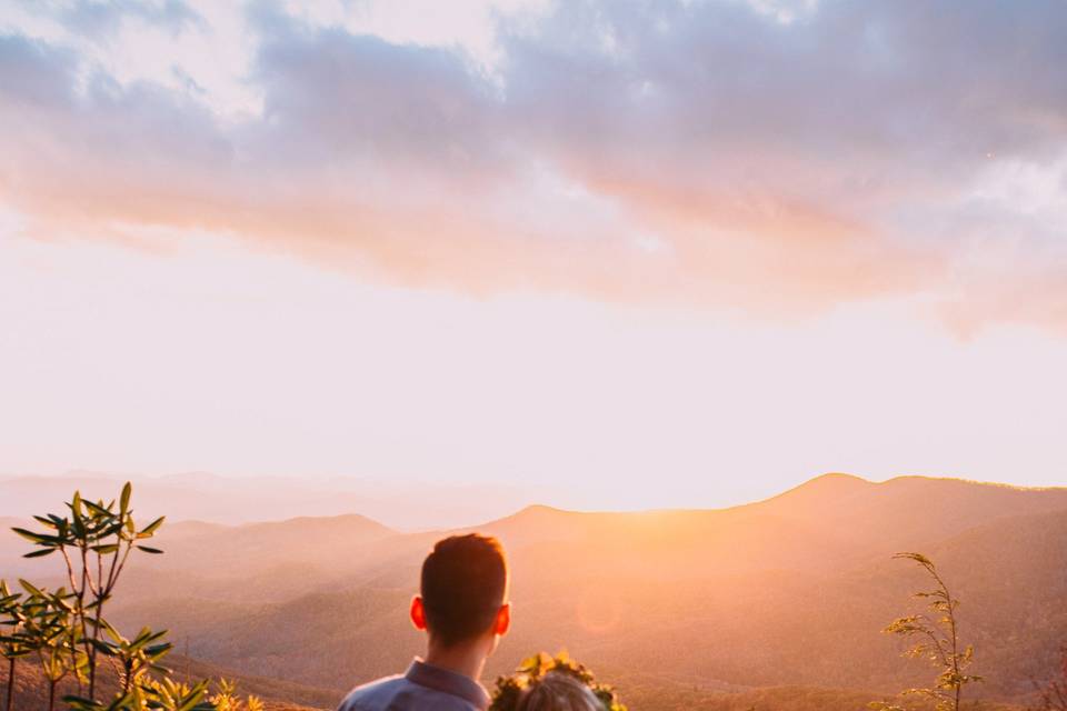 Sunset on BlueRidge Parkway