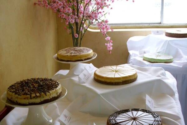 Wedding cheesecake buffet