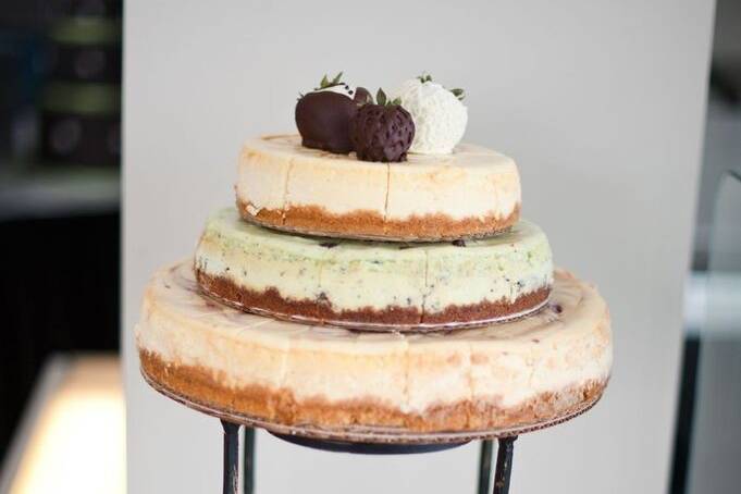 3 tier cheesecake