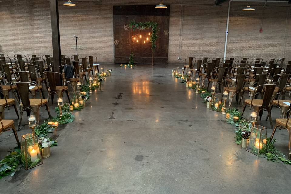 Ceremony setup