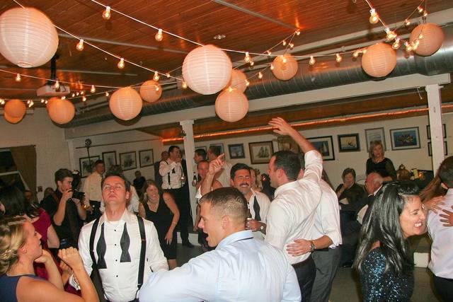 Guests dancing