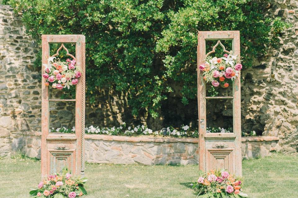 Ceremony arches wedding